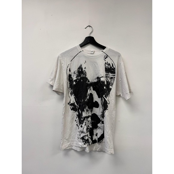 Anvil Other - VTG Converge Shirt Mens Large White Skull Graphic Band Tee Hardcore Metal Anvil